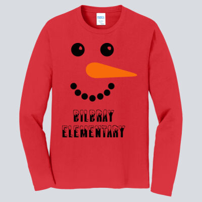 Adult Long Sleeve Shirt - Winter - Snowman Thumbnail