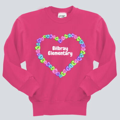 Youth Crewneck - Spring Holidays - Candy Hearts Thumbnail