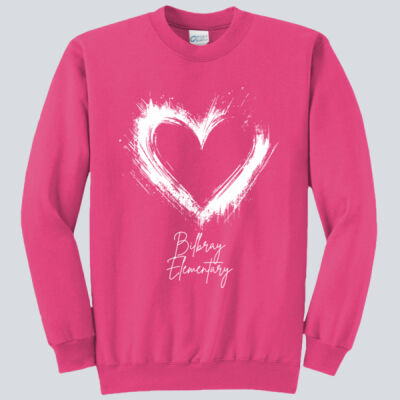 Adult Crewneck - Spring Holidays - Valentine's Heart Thumbnail